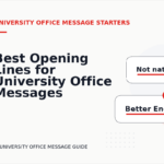Best Opening Lines for University Office Messages