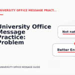 University Office Message Practice: Problem and Solution Replies