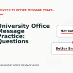 University Office Message Practice: Questions and Answers