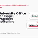 University Office Message Practice: Softening Direct Sentences